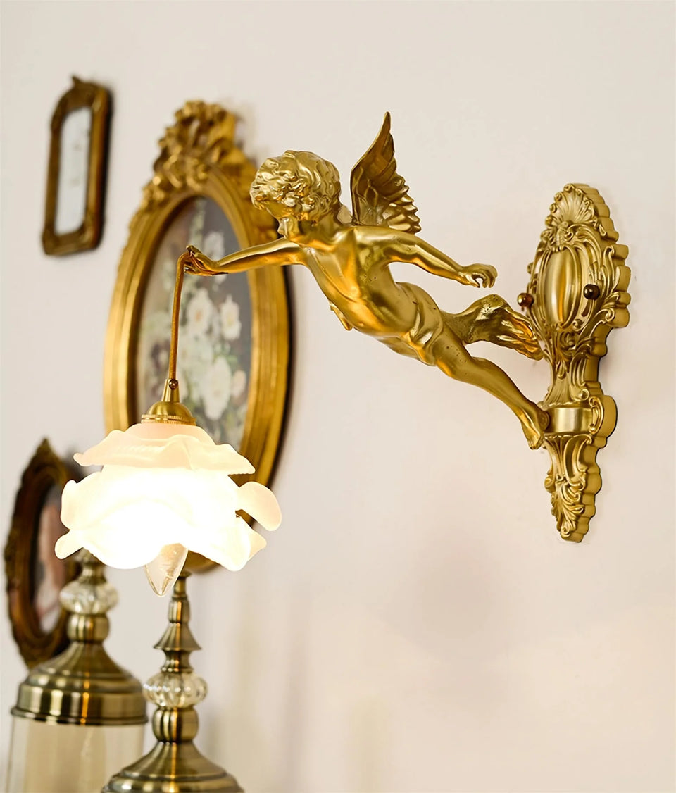 Angel Glass Wall Light