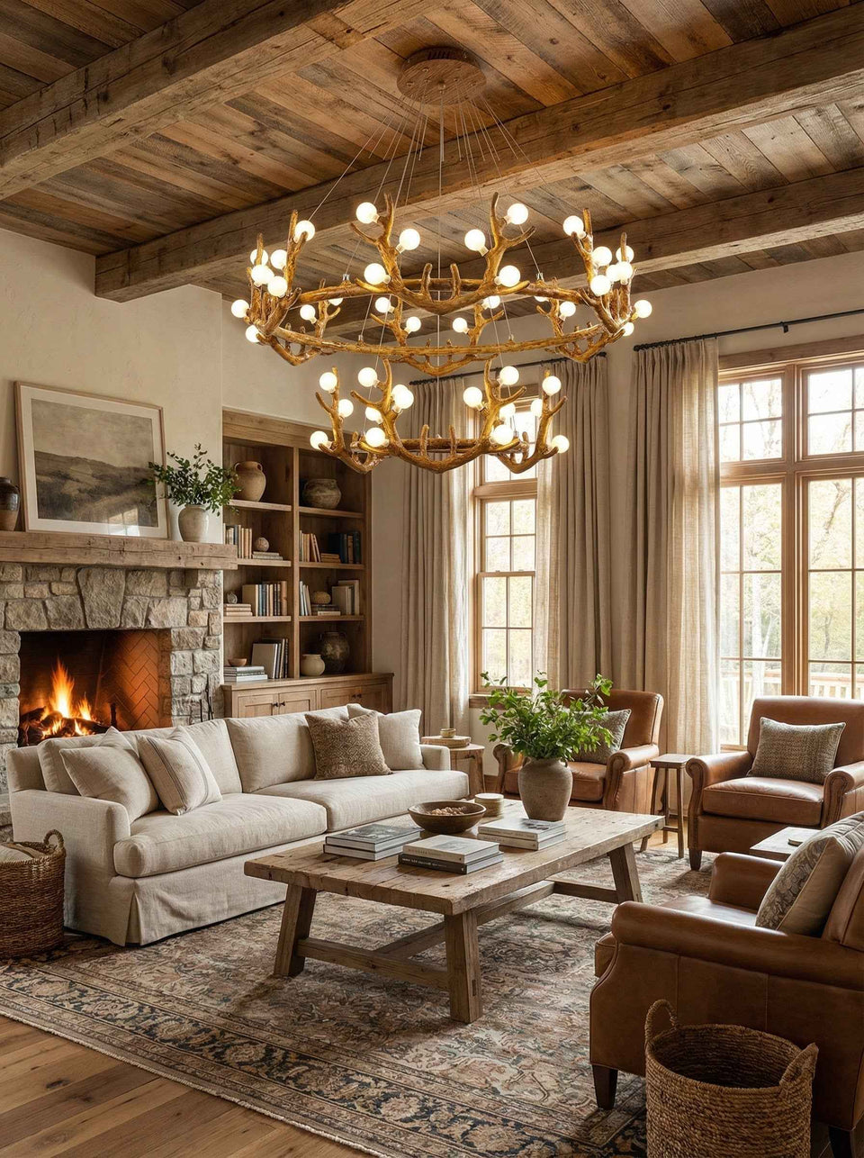 Antler Shape Chandelier