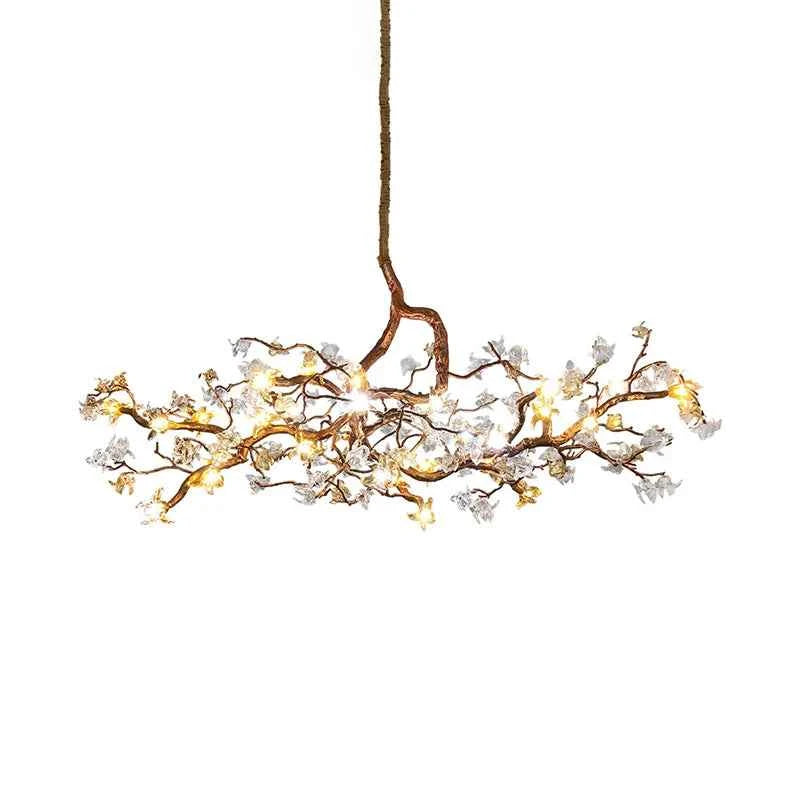 Aosta Branch Glass Flower Chandelier