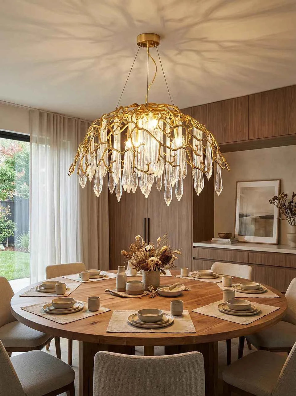 Aqua Dome Chandelier