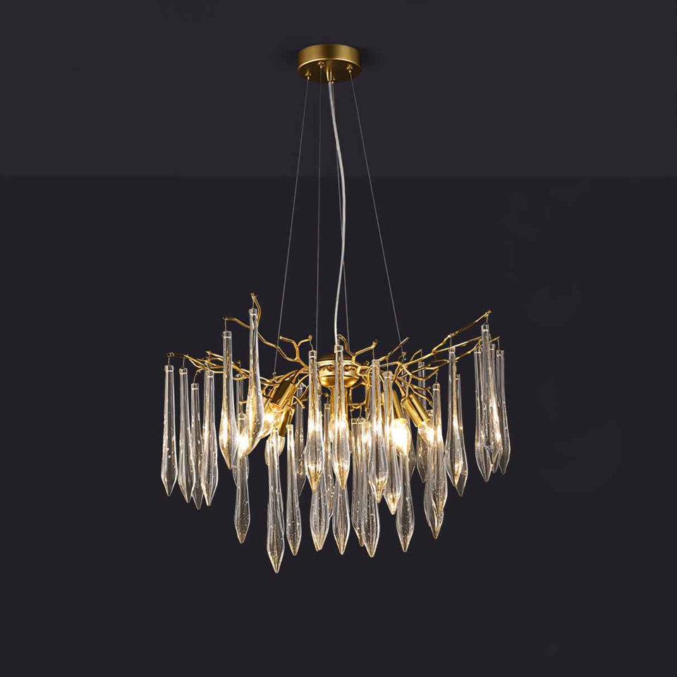 Aqua Funnel Chandelier