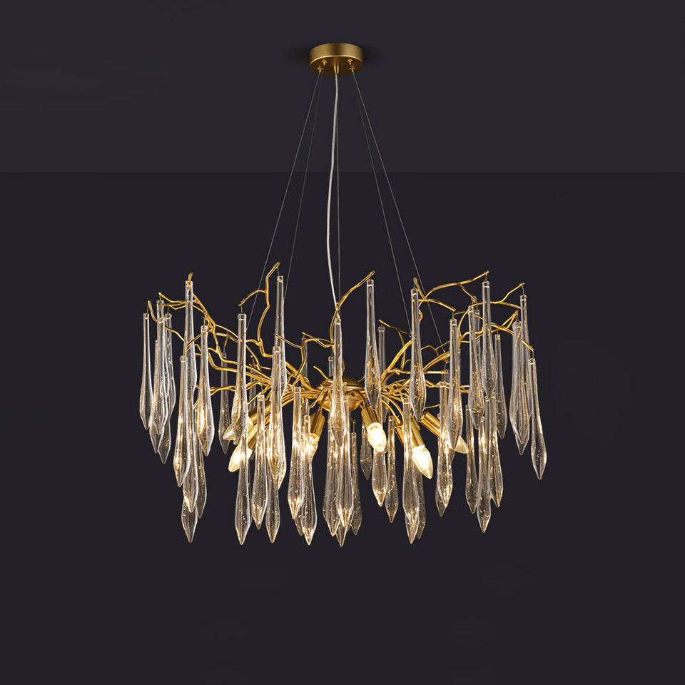 Aqua Funnel Chandelier