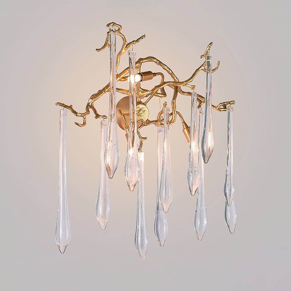 Aqua Salix Crystal Wall Lamp