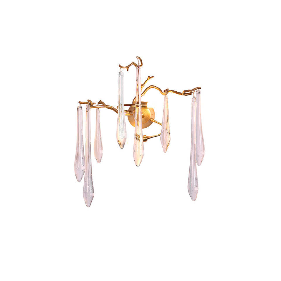Aqua Salix Crystal Wall Lamp