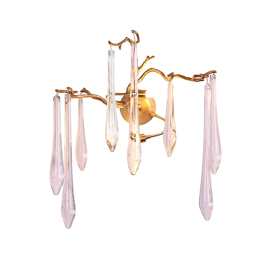 Aqua Salix Crystal Wall Lamp
