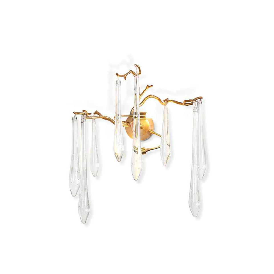 Aqua Salix Crystal Wall Lamp