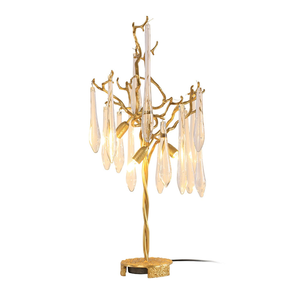 Aqua Willow Table Lamp