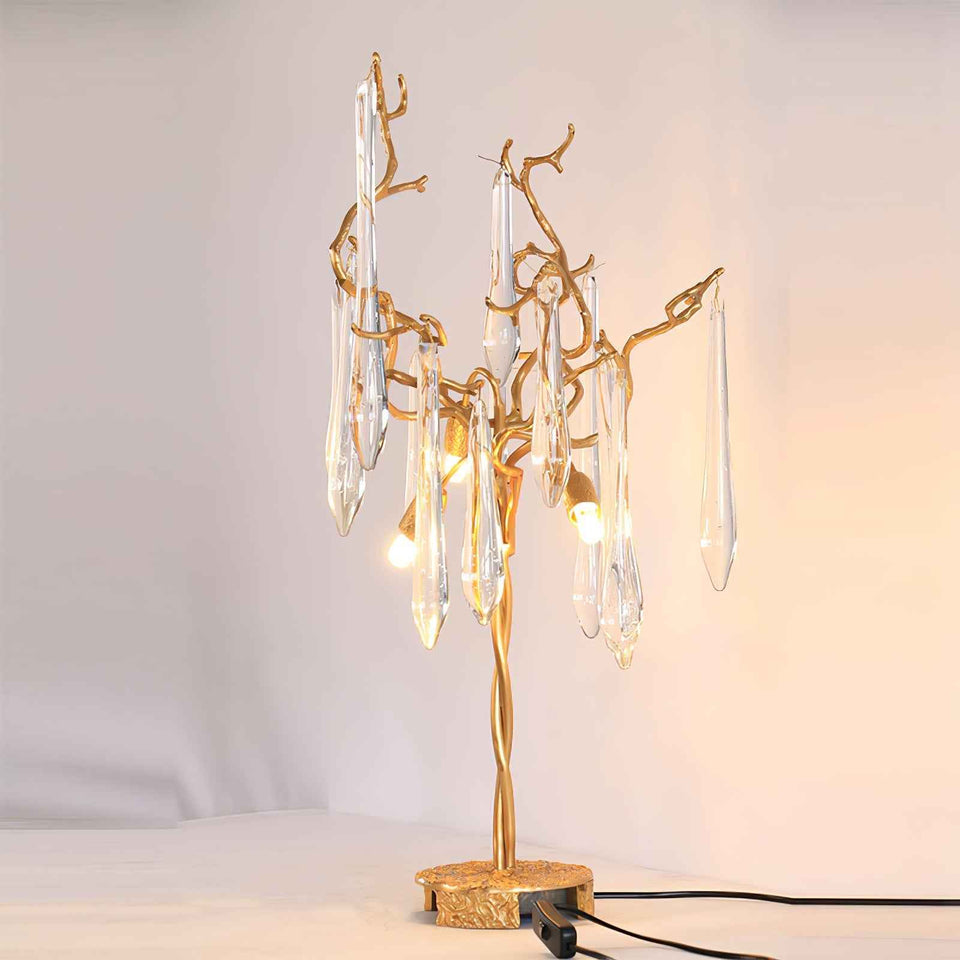 Aqua Willow Table Lamp