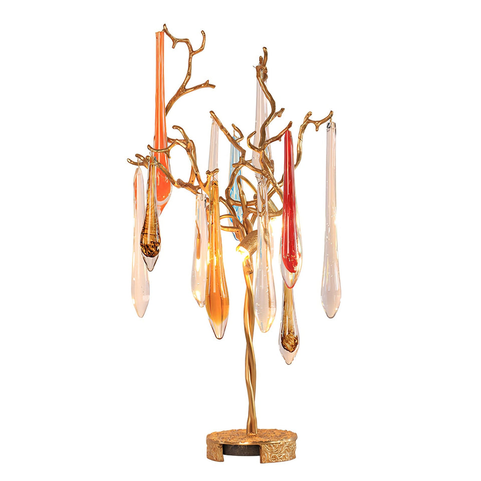 Aqua Willow Table Lamp