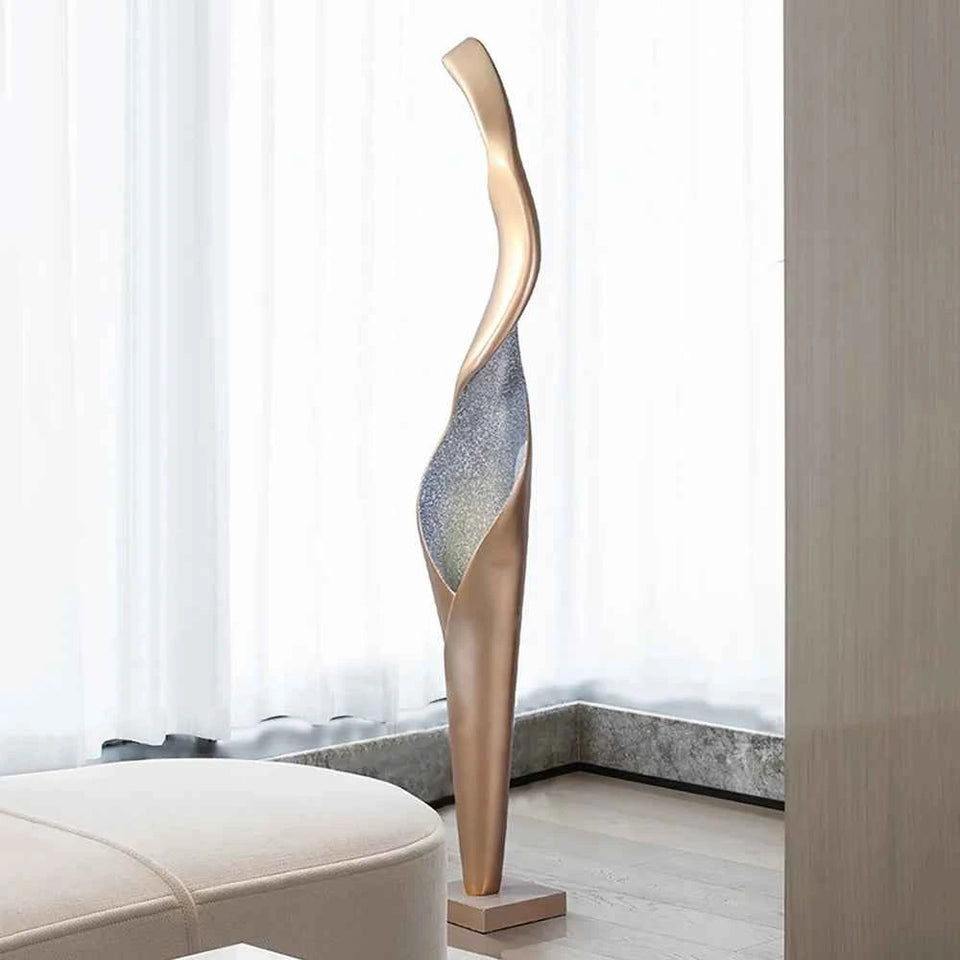 Art Torch Sculpture Floor Lamp