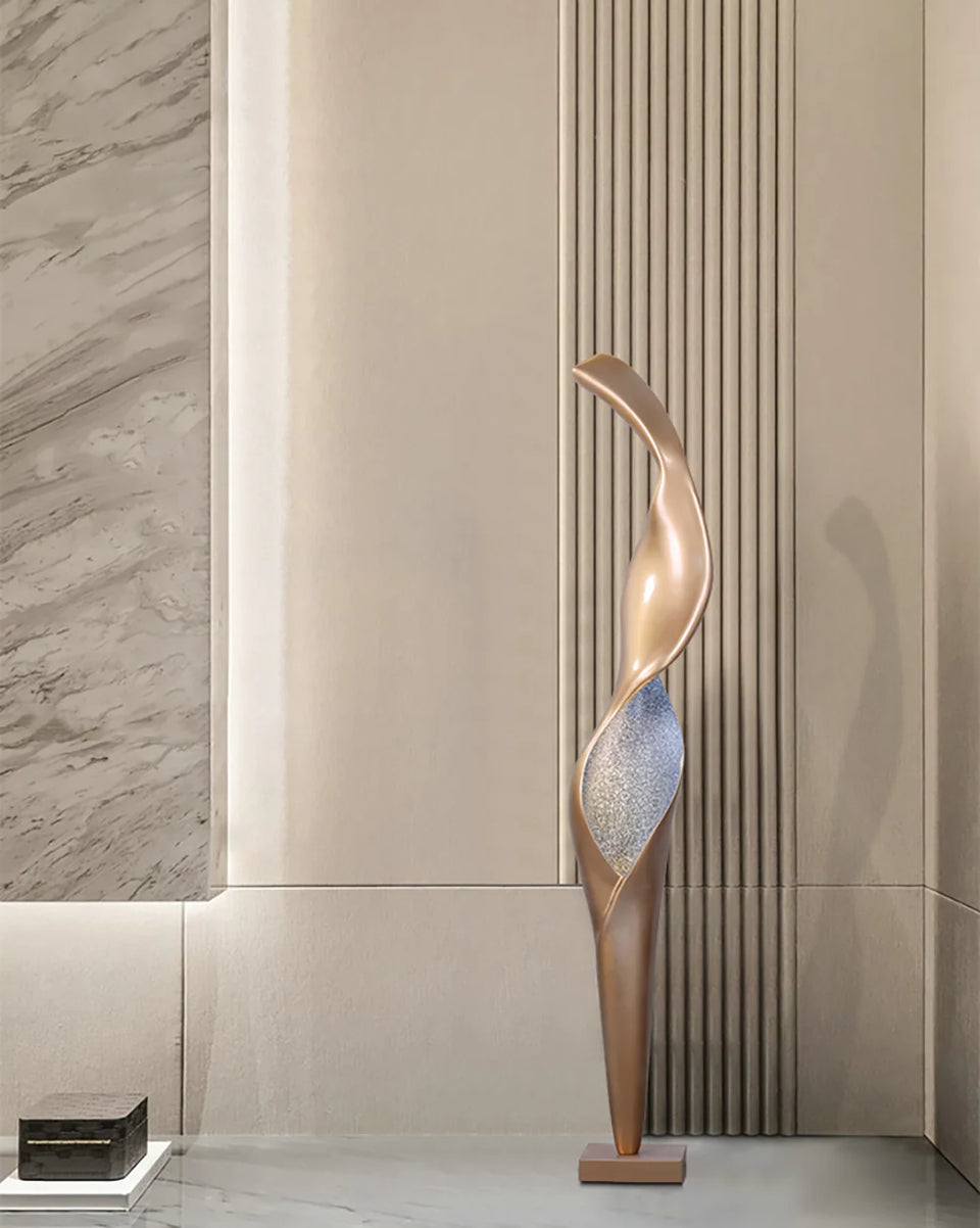 Art Torch Sculpture Floor Lamp