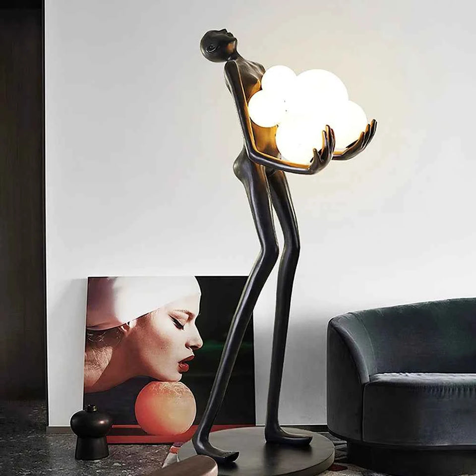 Artistic Decorative Figure Floor Lamp