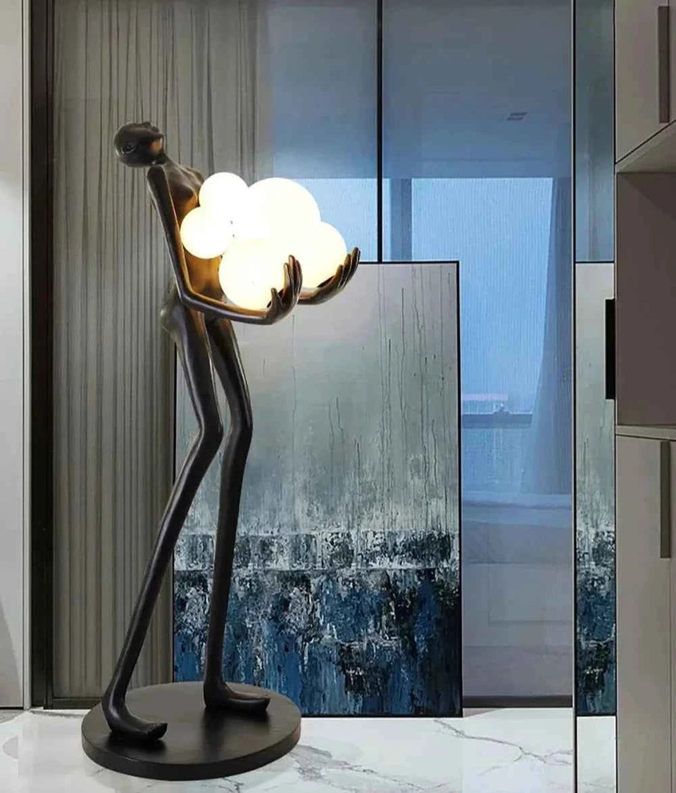 Artistic Decorative Figure Floor Lamp