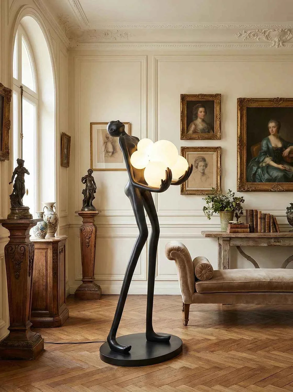 Artistic Decorative Figure Floor Lamp