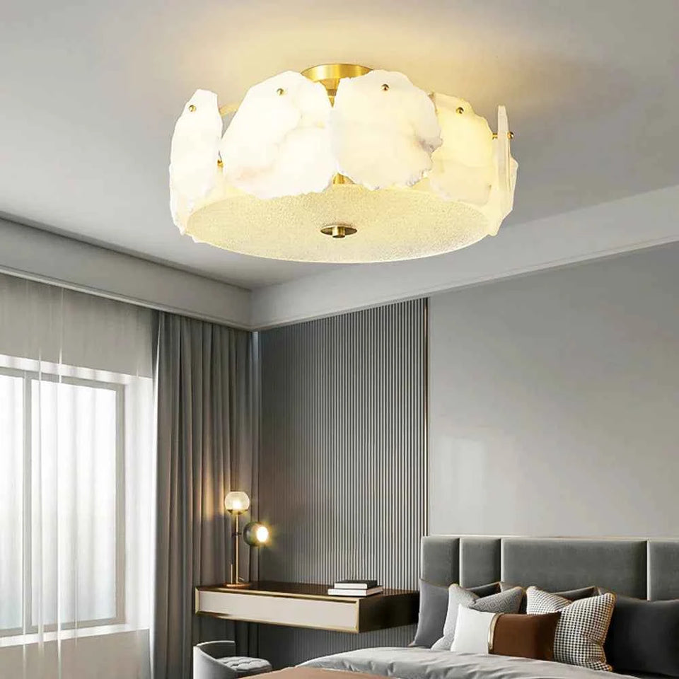 Artze Alabaster Ceiling Light