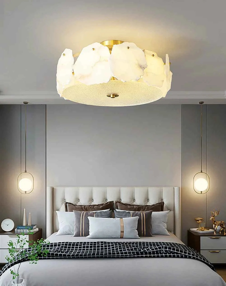 Artze Alabaster Ceiling Light