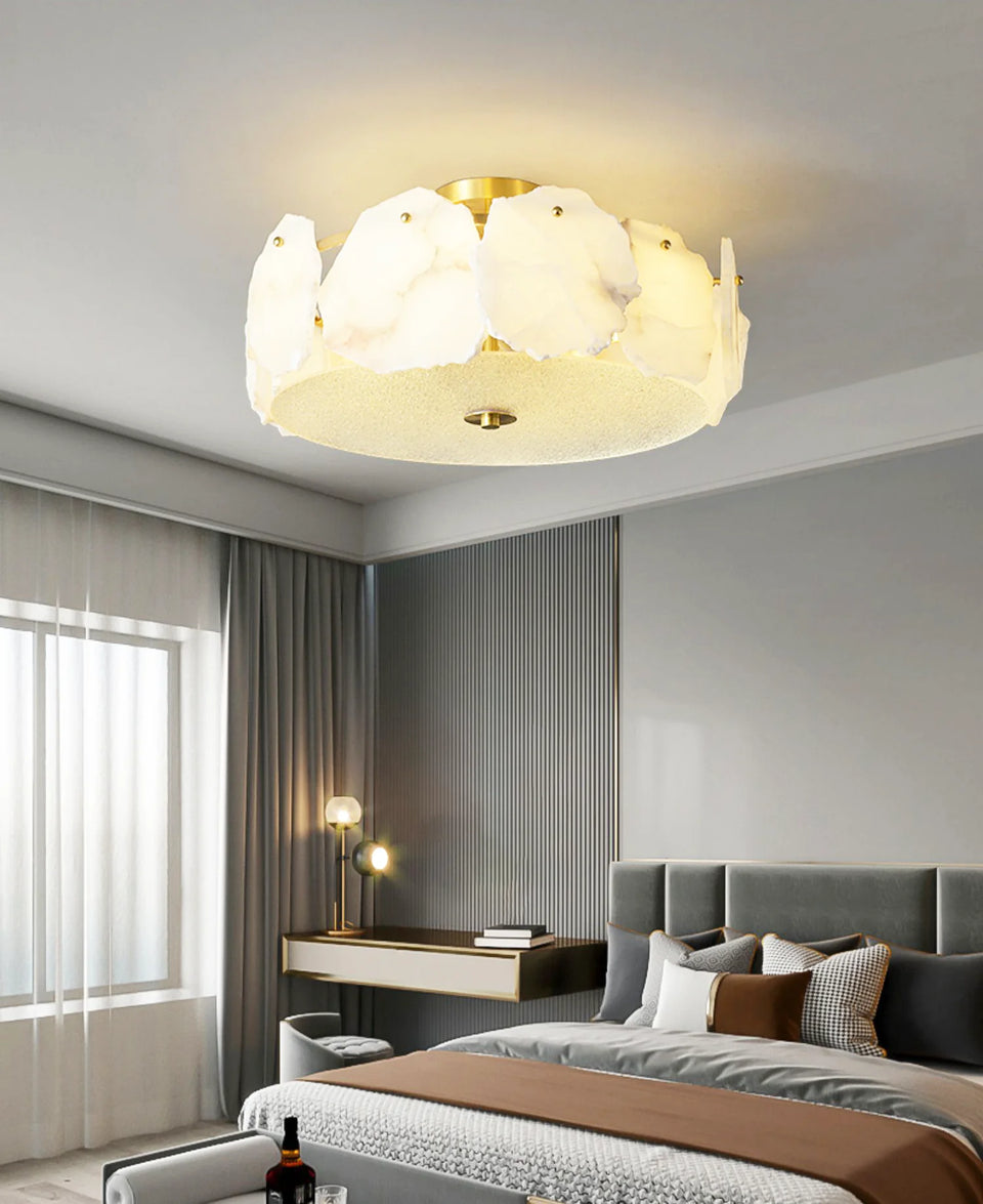 Artze Alabaster Ceiling Light