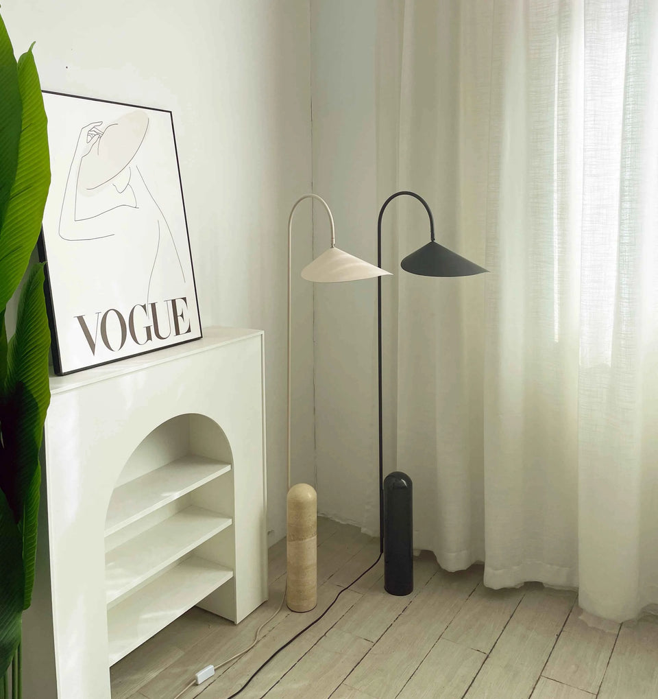 Arum Marble Floor Lamp