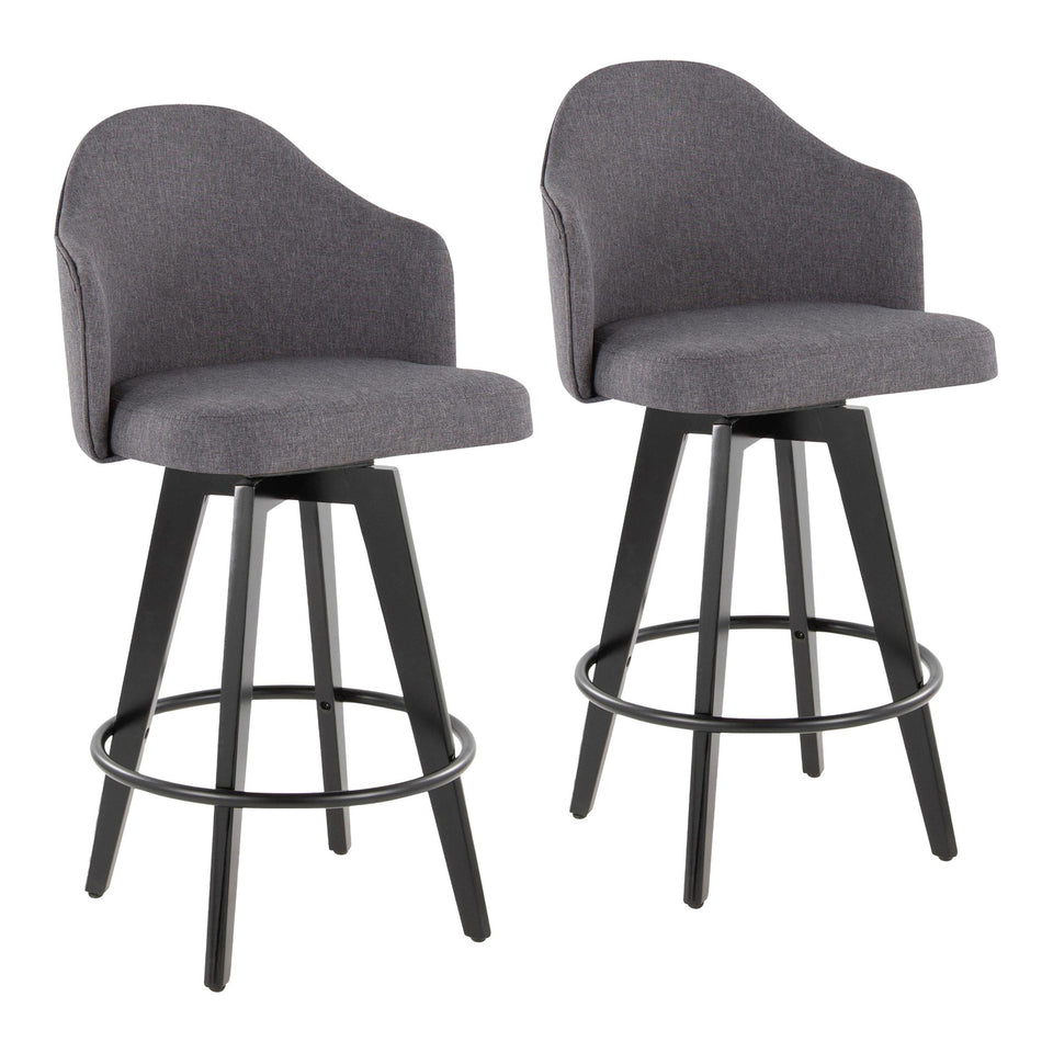Ahoy 26" Fixed-Height Counter Stool - Set of 2