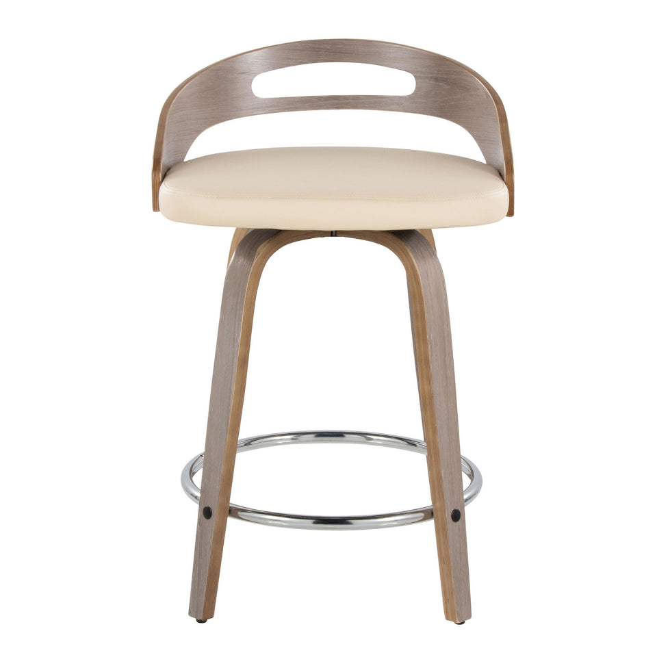 Cassis 24" Fixed-Height Counter Stool - Set of 2