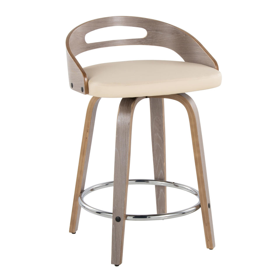 Cassis 24" Fixed-Height Counter Stool - Set of 2