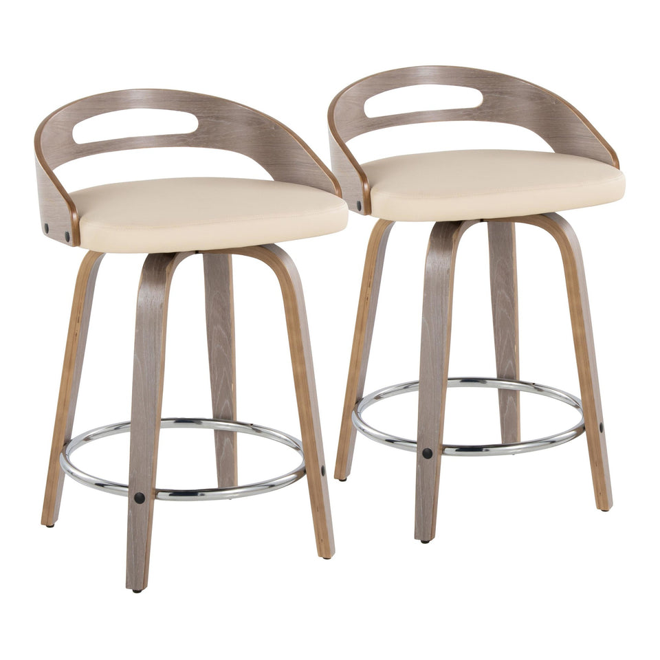 Cassis 24" Fixed-Height Counter Stool - Set of 2