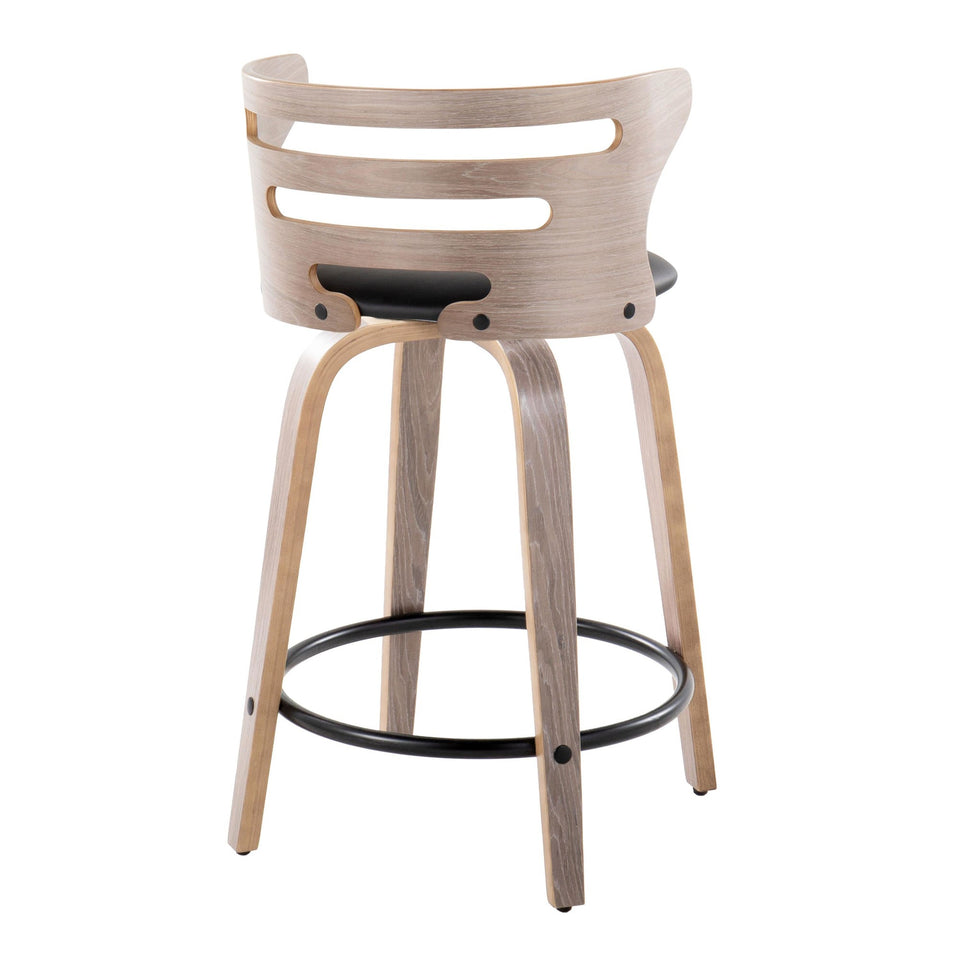 Cosini 24" Fixed-Height Counter Stool - Set of 2