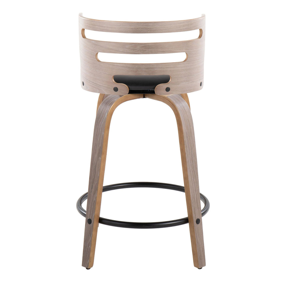 Cosini 24" Fixed-Height Counter Stool - Set of 2