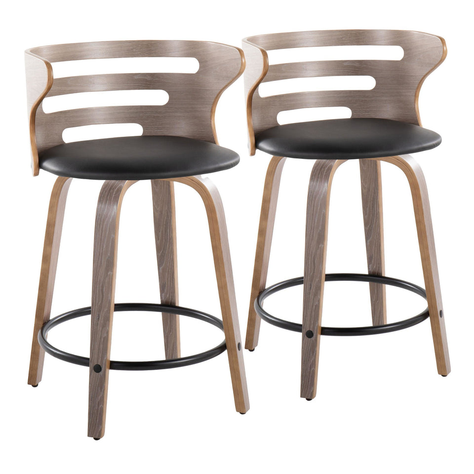 Cosini 24" Fixed-Height Counter Stool - Set of 2