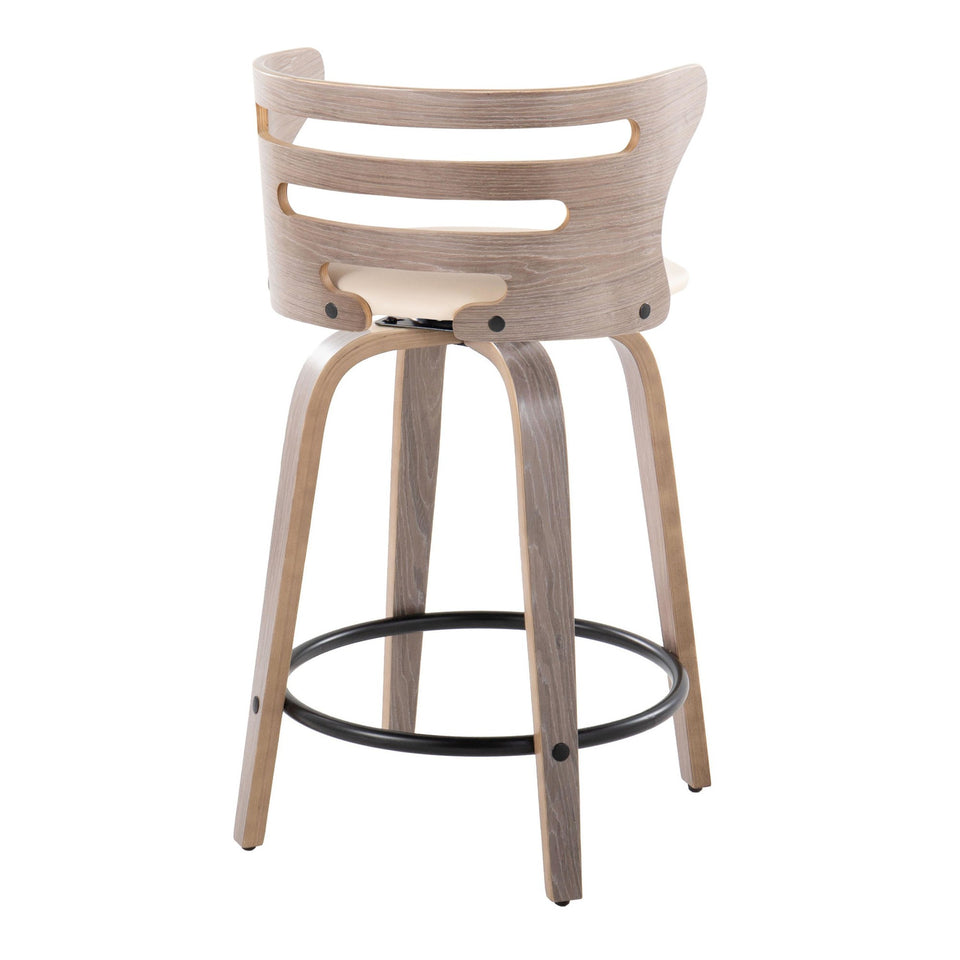 Cosini 24" Fixed-Height Counter Stool - Set of 2