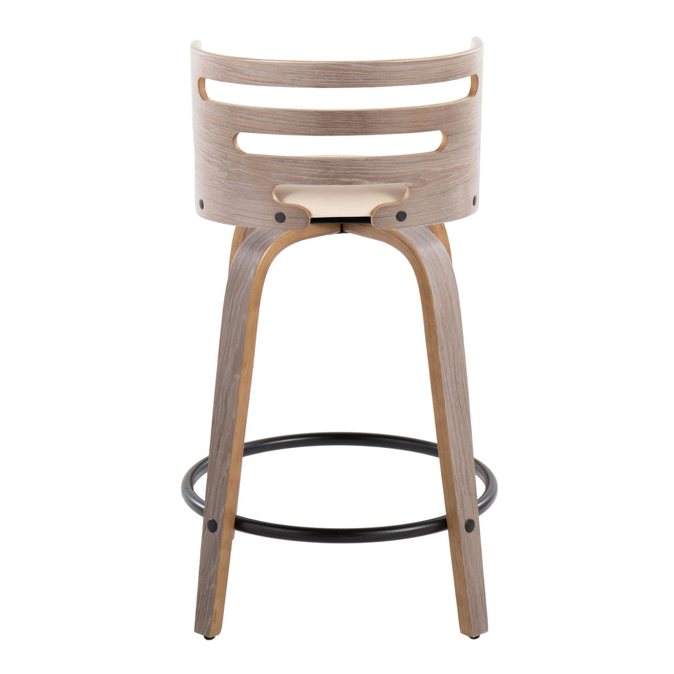 Cosini 24" Fixed-Height Counter Stool - Set of 2