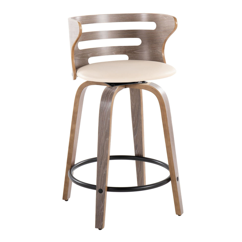 Cosini 24" Fixed-Height Counter Stool - Set of 2