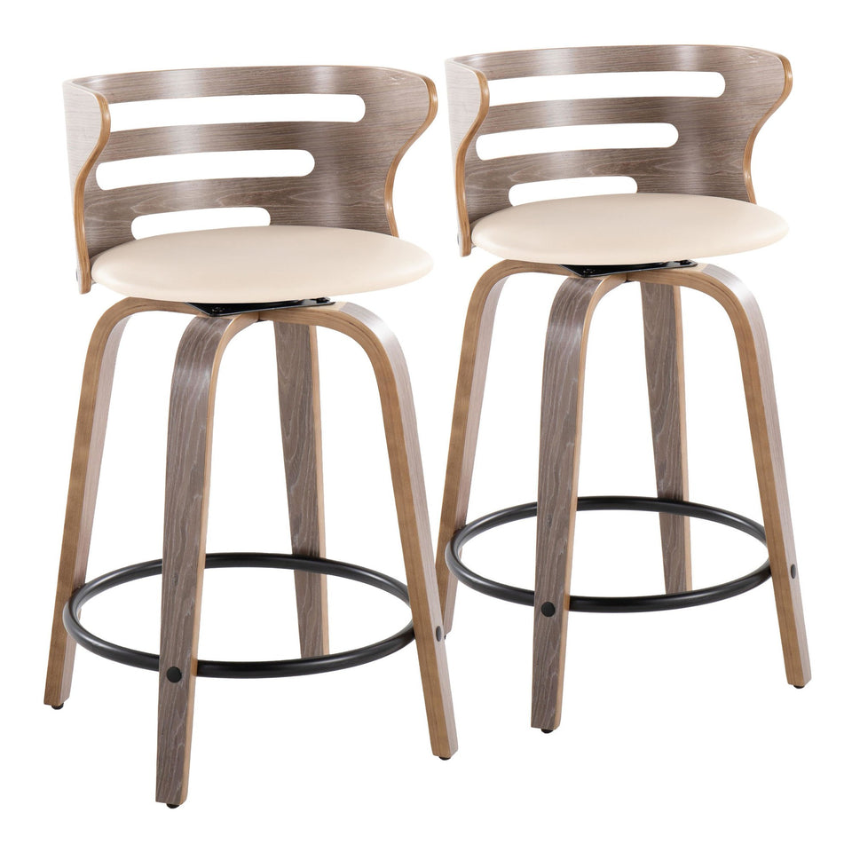 Cosini 24" Fixed-Height Counter Stool - Set of 2