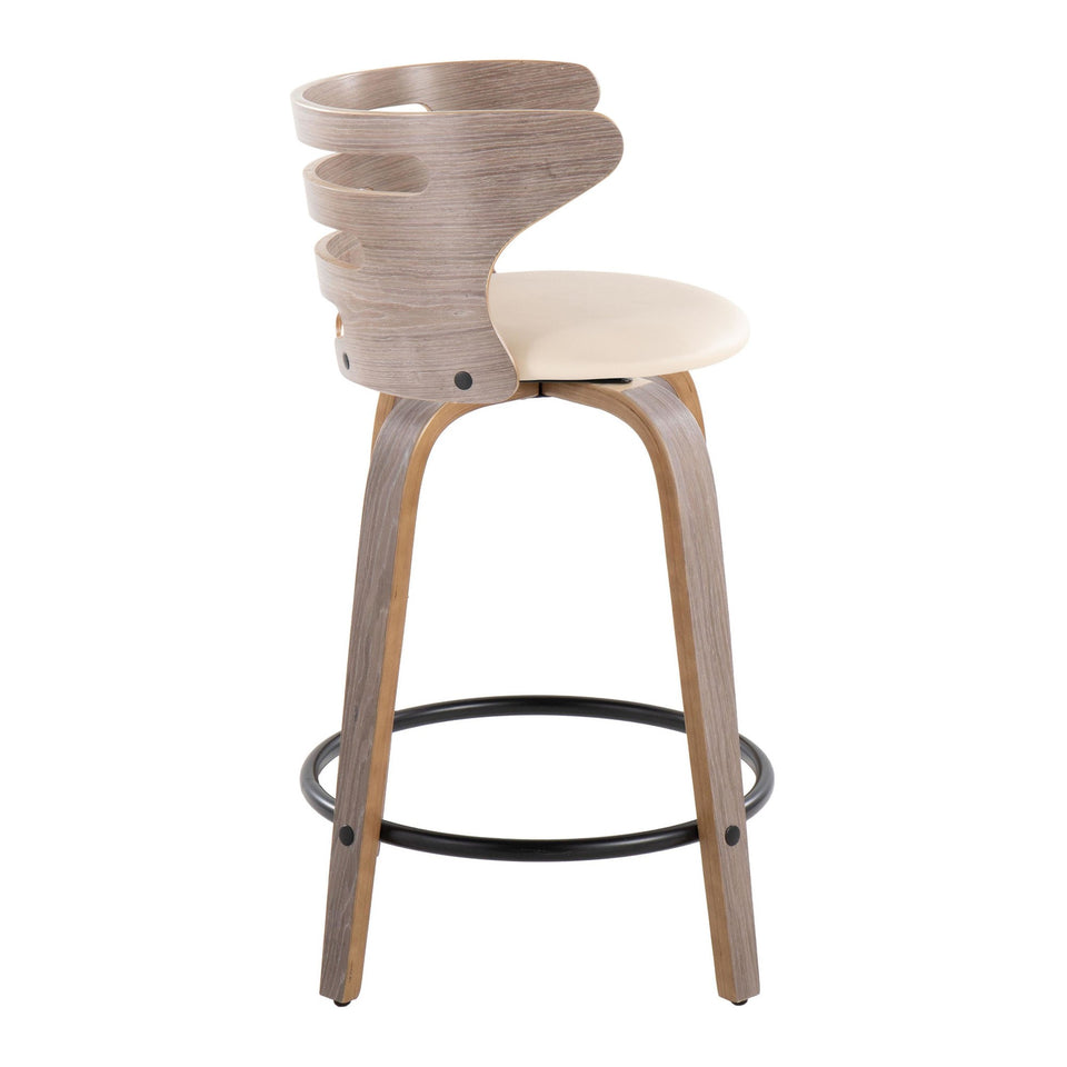 Cosini 24" Fixed-Height Counter Stool - Set of 2