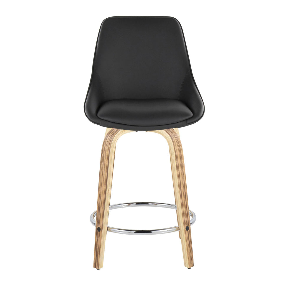 Diana 24" Fixed-Height Counter Stool - Set of 2