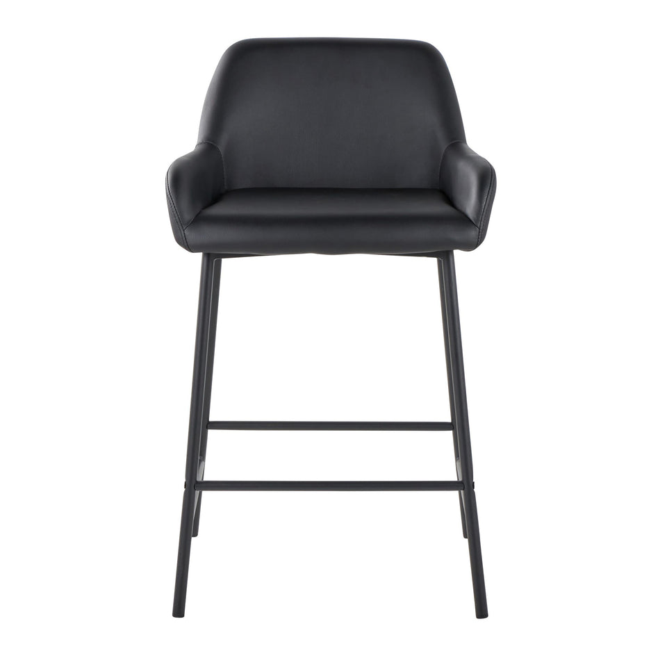 Daniella 24" Fixed-Height Counter Stool - Set of 2