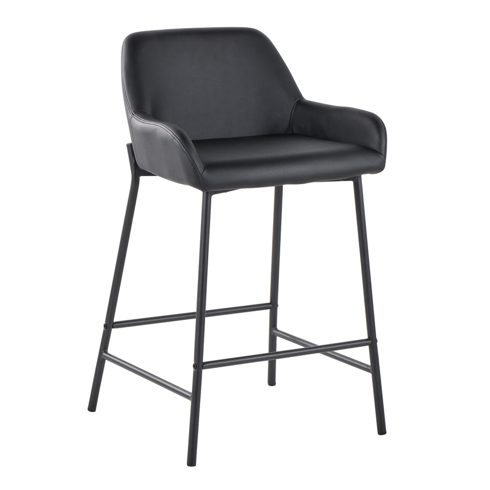Daniella 24" Fixed-Height Counter Stool - Set of 2