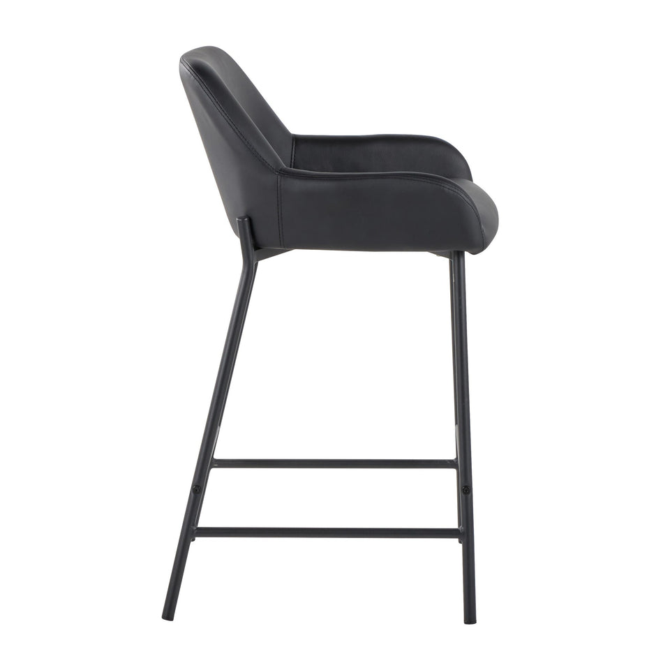 Daniella 24" Fixed-Height Counter Stool - Set of 2