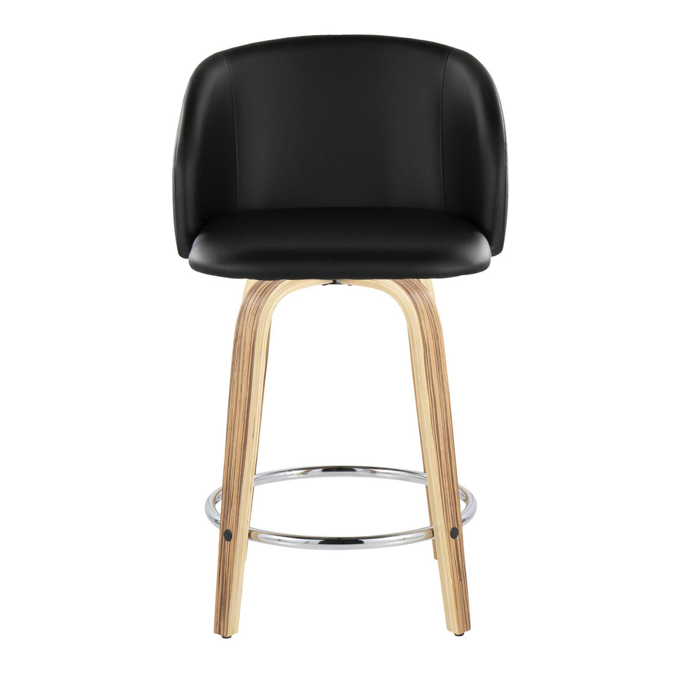 Fran 24" Fixed-Height Counter Stool - Set of 2