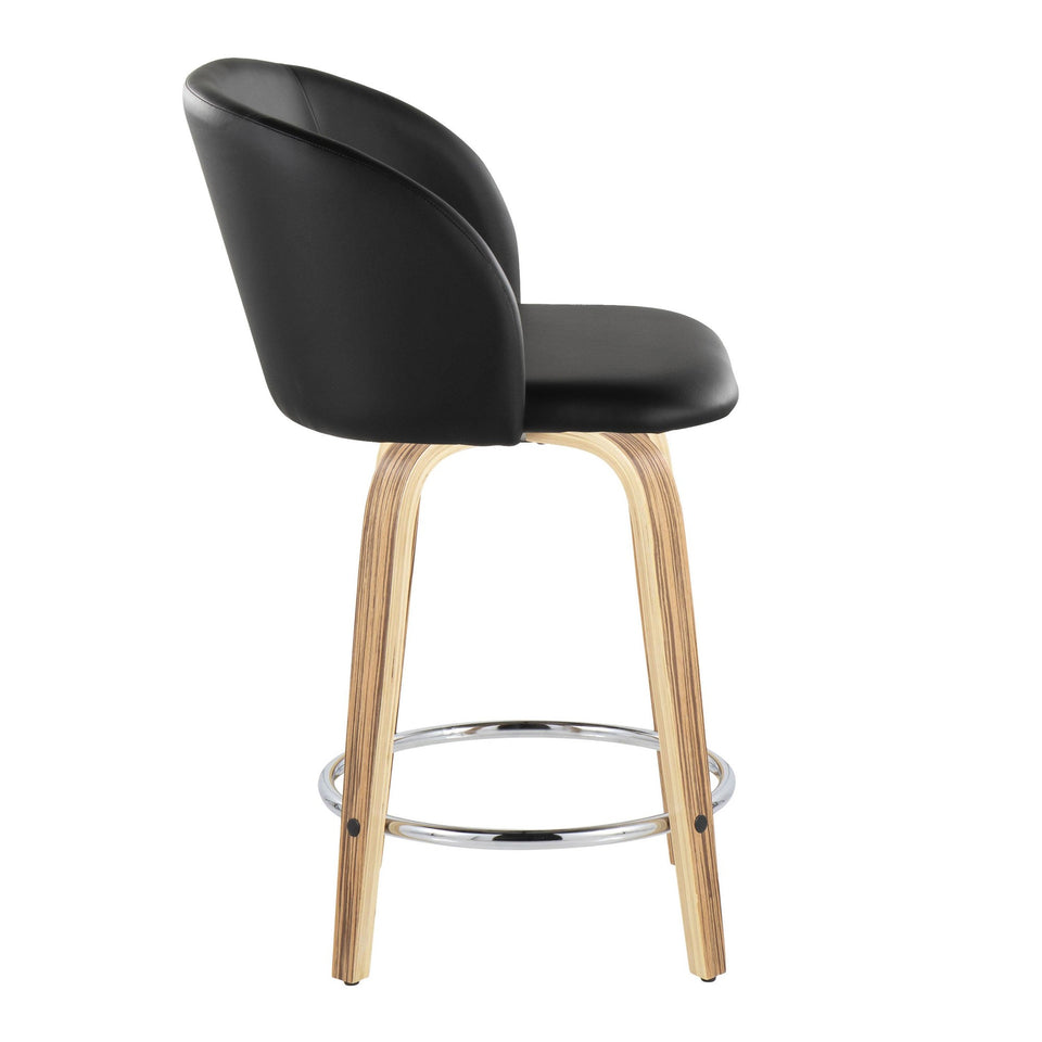 Fran 24" Fixed-Height Counter Stool - Set of 2