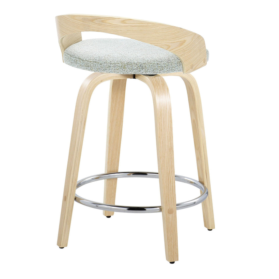 Grotto 24" Fixed-Height Counter Stool - Set of 2