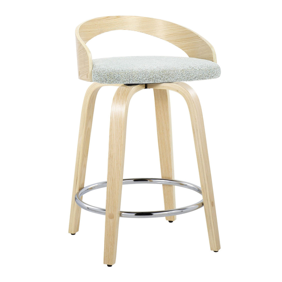 Grotto 24" Fixed-Height Counter Stool - Set of 2