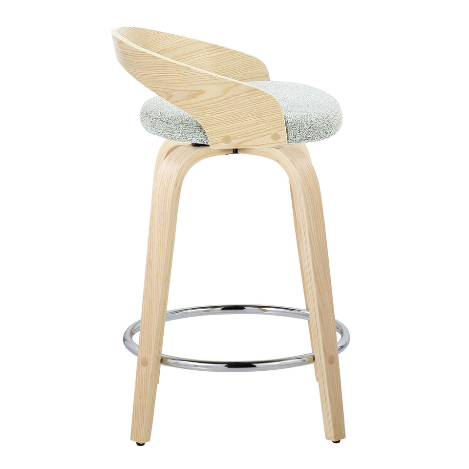 Grotto 24" Fixed-Height Counter Stool - Set of 2