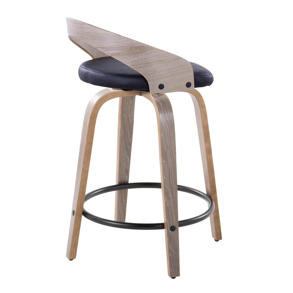 Grotto 24" Fixed-Height Counter Stool - Set of 2