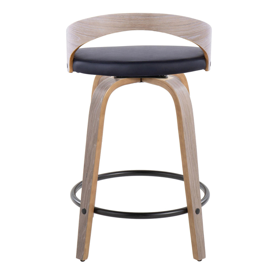 Grotto 24" Fixed-Height Counter Stool - Set of 2