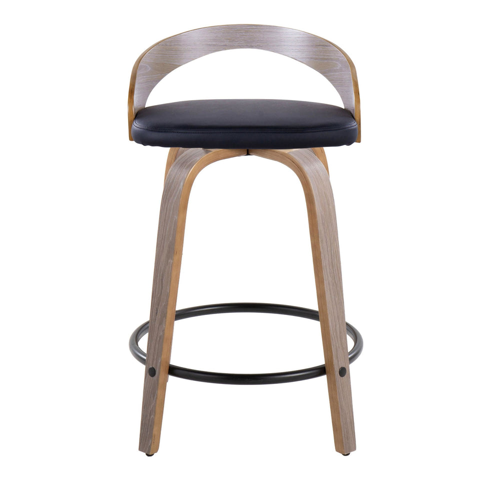 Grotto 24" Fixed-Height Counter Stool - Set of 2
