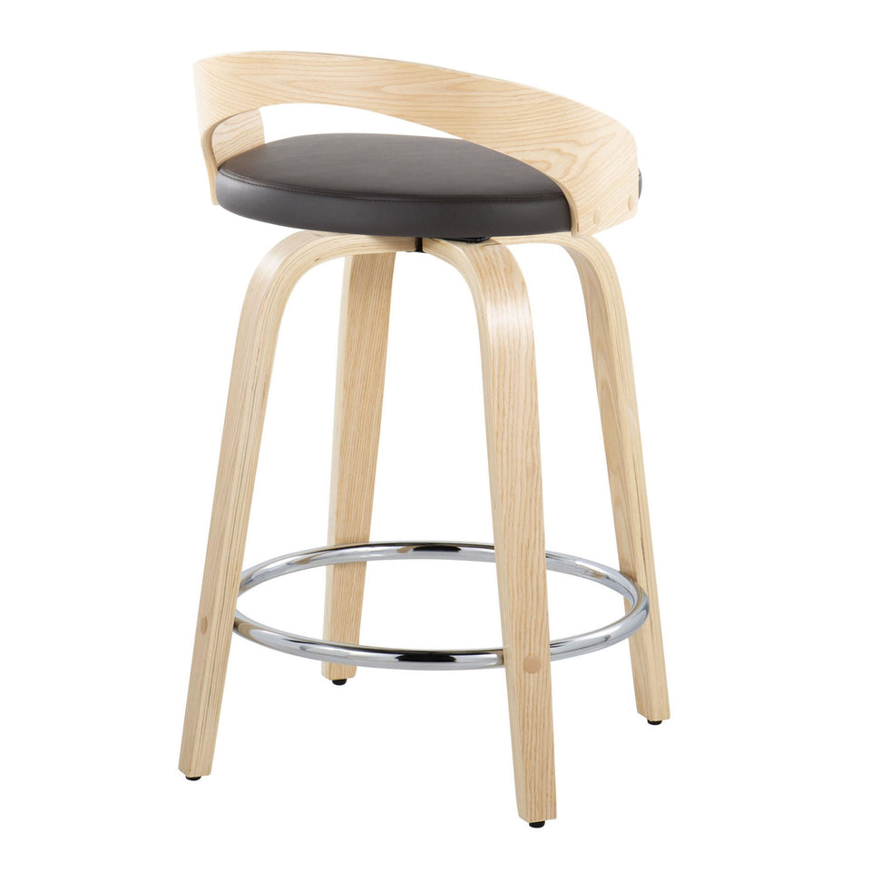 Grotto 24" Fixed-Height Counter Stool - Set of 2