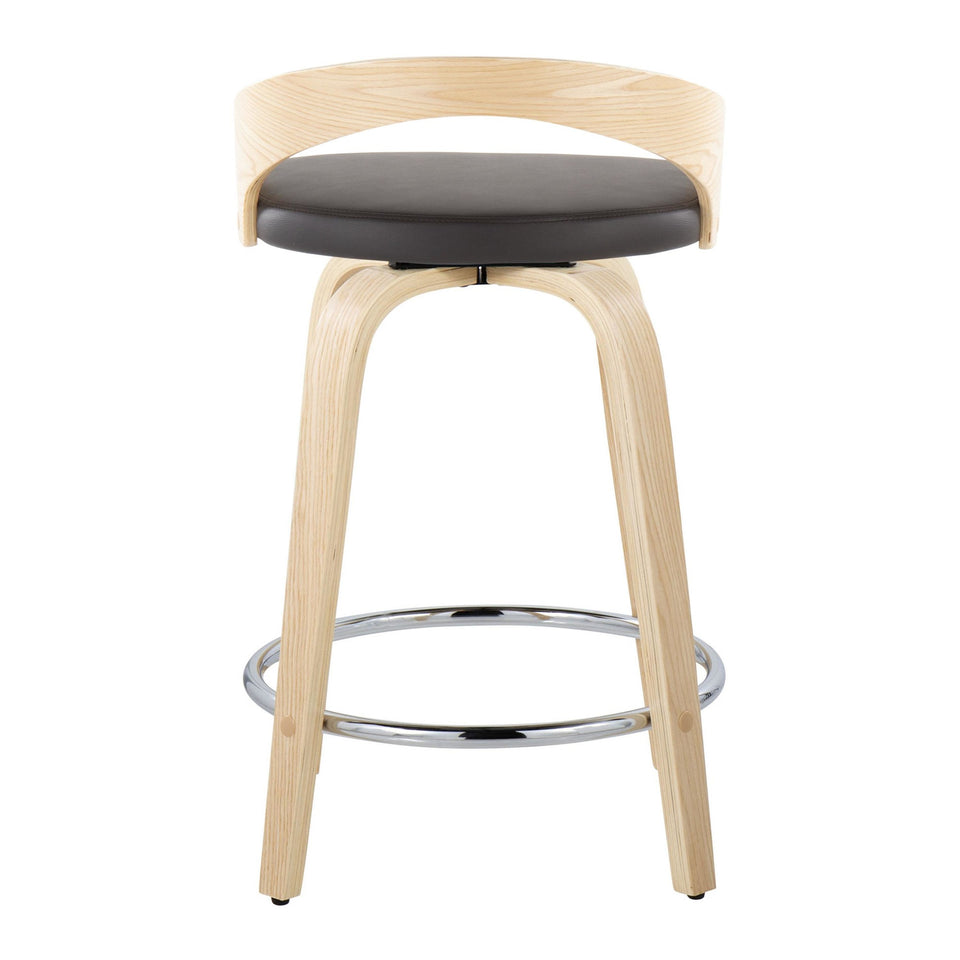 Grotto 24" Fixed-Height Counter Stool - Set of 2