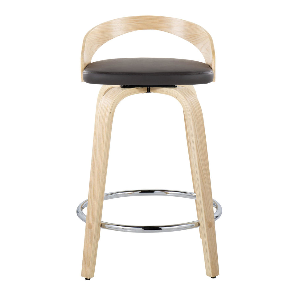 Grotto 24" Fixed-Height Counter Stool - Set of 2