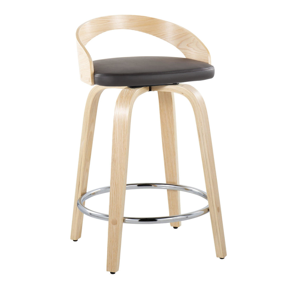 Grotto 24" Fixed-Height Counter Stool - Set of 2